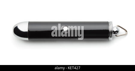 Top view of laser pointer isolated on white Stock Photo