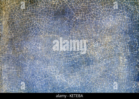 Blue old cracked vintage background Stock Photo