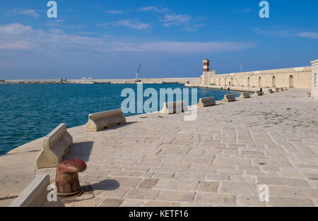 Monopoli (Italy) - A white city on the the sea with port, province of Bari, Apulia region, southern Italy Stock Photo