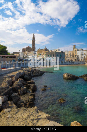 Monopoli (Italy) - A white city on the the sea with port, province of Bari, Apulia region, southern Italy Stock Photo