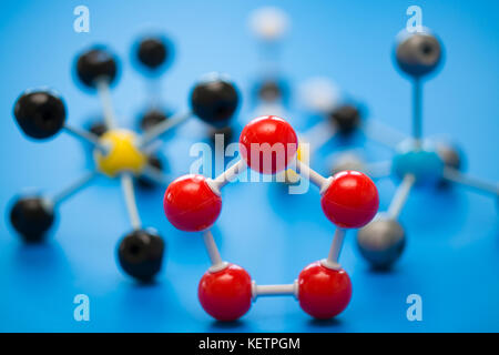 model of chemical molecules Stock Photo