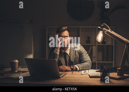 sleeping businessman Stock Photo