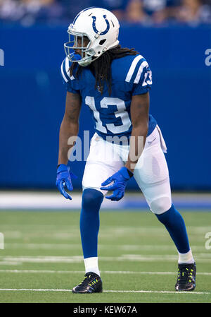 October 22, 2017: Indianapolis Colts safety Matthias Farley (41) during NFL  football game action between the Jacksonville Jaguars and the Indianapolis  Colts at Lucas Oil Stadium in Indianapolis, Indiana. Jacksonville defeated  Indianapolis