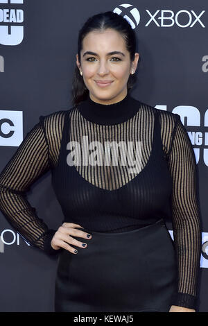 Alanna Masterson attends AMC's 'The Walking Dead' Season 8 Premiere and ...