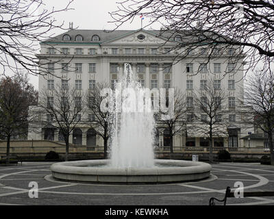 Zagreb's landmarks by winter,1,Hotel Esplanade,Croatia,Europe Stock Photo