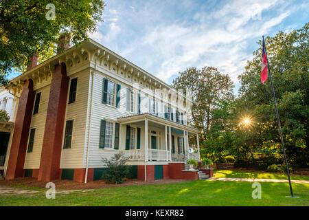 United States, Alabama, Montgomery. First White House of the Confederacy, former residence of President Jefferson Davis. Stock Photo