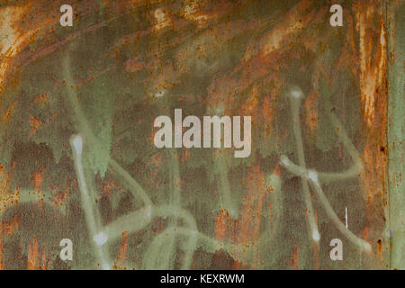 Old Rusted metal texture. Steel sheet background Stock Photo