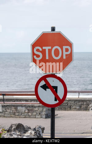 Road sign in Ireland Stock Photo