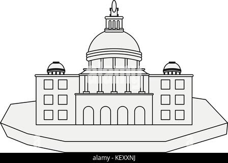 castle on isolated land icon image Stock Vector Image & Art - Alamy