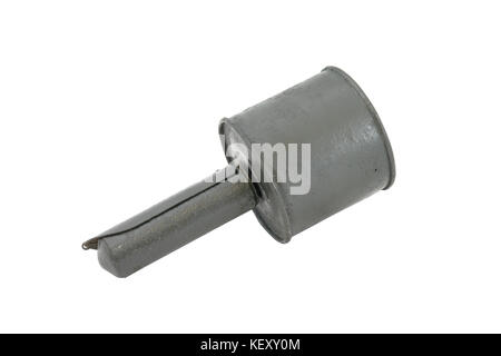 USSR at the WW2 Soviet antitank hand grenades (RPG41) (slang - Tanyusha - girl name). Path on white background.  These hand grenades were very popular Stock Photo