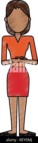 woman avatar icon image Stock Vector