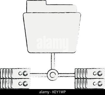 Linked document vector icon. File and link symbol Stock Vector Image ...