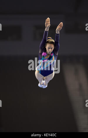 Bryony Page GB Olympic Silver Medalist in action Stock Photo - Alamy