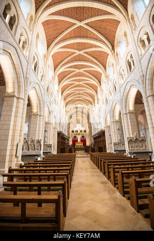 Buckfast Abbey, Buckfastleigh, Devon. A remarkable and beautiful endeavour by Benedictine Monks, set in lovely grounds and with awe-inspiring interior Stock Photo