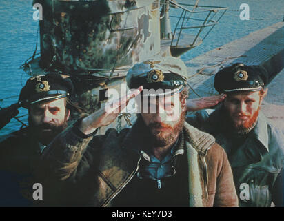 Das Boot, Deutschland 1981, Regie: Wolfgang Petersen, Darsteller: (v. l.) Klaus Wennemann, Jürgen Prochnow, Herbert Grönemeyer Stock Photo