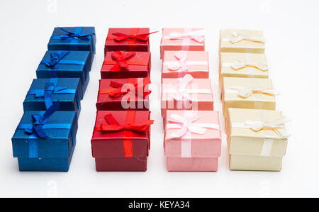 gift boxs isolated on white  background Stock Photo