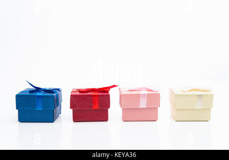 gift boxs isolated on white  background Stock Photo