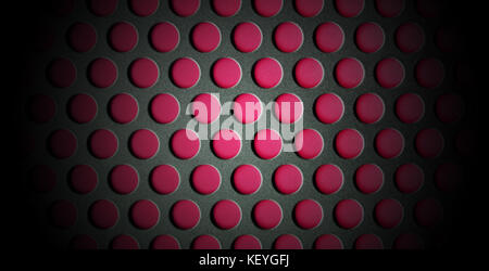 Perforated Pink Texture (Abstract Background) Stock Photo