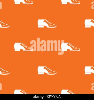 Tango shoe pattern seamless Stock Vector