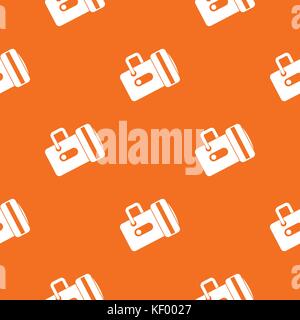 Flashlight pattern seamless Stock Vector