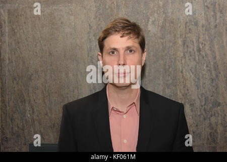 Frankfurt, Germany. 11th Oct, 2017. Daniel Kehlmann, german/austrian writer, portrait, Frankfurt am Main, Germany Stock Photo