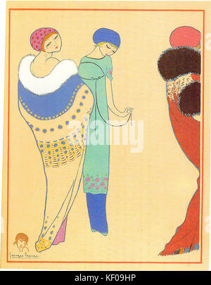 Georges Lepape vintage illustration Stock Photo