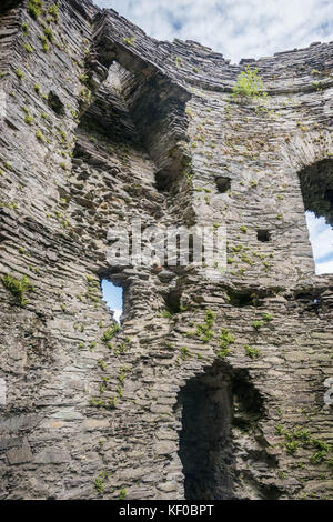 The interior of Dolbadarn Castle, a 13th century castle inLlanberis, North Wales Wales Stock Photo