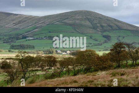 View of Parlick Fell from Beacon Fell Country Park, Preston, Lancashire. Stock Photo