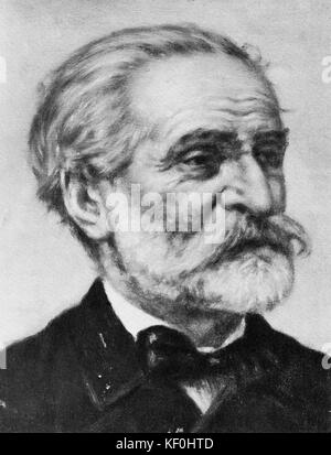 Giuseppe Verdi. Italian composer,  9 or 10 October 1813 - 27 January 1901.