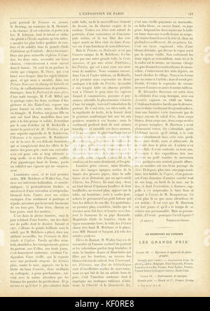 L'Exposition de Paris de 1889 No58 page 143 Stock Photo