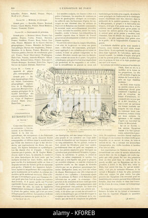 L'Exposition de Paris de 1889 No58 page 144 Stock Photo