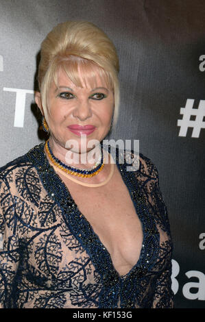 New York, USA. 23rd October, 2017. Ivana Trump attends Gabrielle's Angel Foundation's Angel Ball 2017 at Cipriani Wall Street on October 23, 2017 in New York City. Credit: Geisler-Fotopress/Alamy Live News Stock Photo