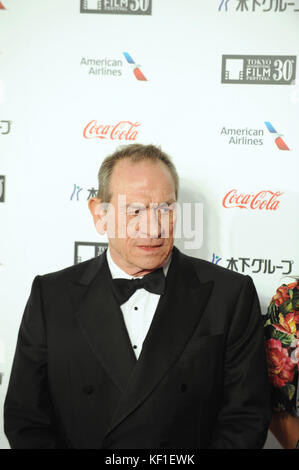 Tokyo, Japan. 25th Oct, 2017. Actor and director Tommy Lee Jones attends red carpet of the 30th Tokyo International Film Festival as president of International Competition Jury at Roppongi Hills in Tokyo on Oct. 25 2017. Credit: Hiroko Tanaka/Alamy Live News Stock Photo