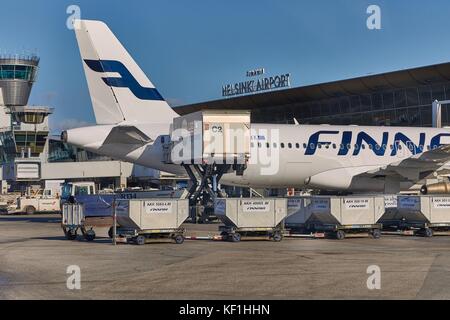 Aircraft Ground Handling Stock Photo