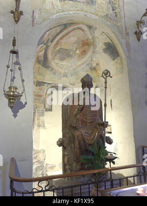 Verona Veneto Italy. Basilica of San Zeno, also known as Saint Zeno Maggiore or San Zenone UNESCO World Heritage Site. Its origin is very antique, a f Stock Photo