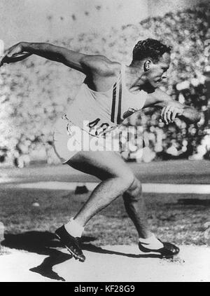 John Anderson 1932 Olympics Stock Photo