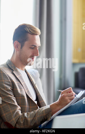 Working plan Stock Photo