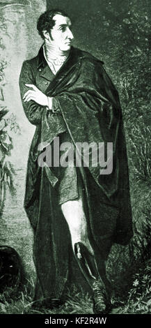 Carl Maria von Weber by Hamman. German Composer and Conductor (1786-1826). Stock Photo