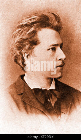 Hugo Wolf aged 25 Austrian composer  13 March 1860-22 February 1903 Stock Photo