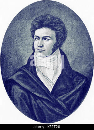 BEETHOVEN, Ludwig van - as a young man German composer 1770-1827 German composer, 17 December  1770- 26 March 1827 Stock Photo