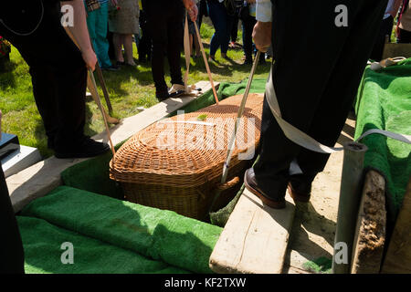 Lowering casket hi-res stock photography and images - Alamy