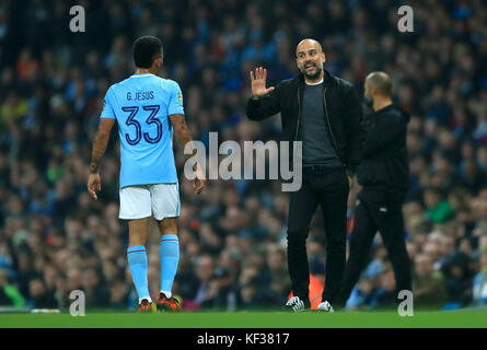 Gabriel Jesus of Manchester City during the premier league match at the ...