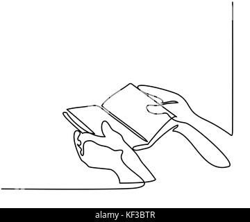 Hands holding the bible book Stock Vector