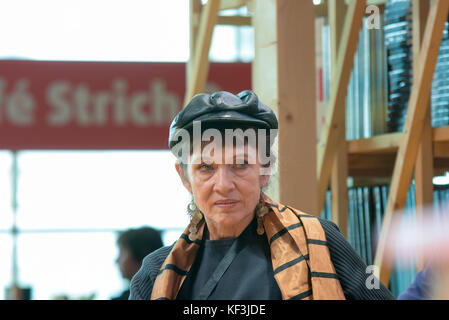 Frankfurt, Germany. 15th Oct, 2017. Lisa Mandel (* 1977), french writer, Frankfurt Bookfair / Buchmesse Frankfurt 2017 Stock Photo