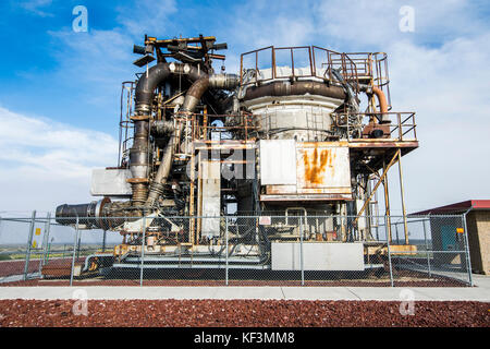 Experimental Breeder Reactor I (EBR-I)  the world's first electricity-generating nuclear power plant ,Arco, Idaho, USA Stock Photo