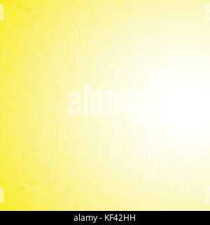 White Mosaic hexagons line on yellow background for abstract concept Stock Vector