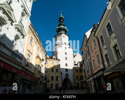 Michael's Gate, Bratislava, Slovakia. Stock Photo