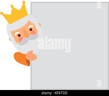 epiphany king of orient card blank space Stock Vector