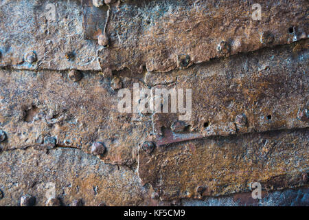 old rusty door texture or background Stock Photo