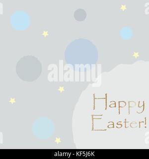 Happy Easter Greeting Card. Vector Illustration Stock Vector